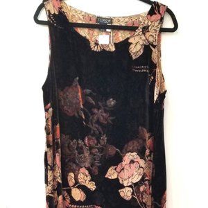 CITRON of Santa Monica Velvet Tank MAXI DRESS - Size Large